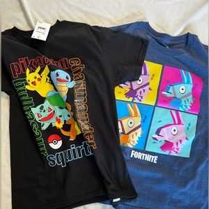 Boys character shirts